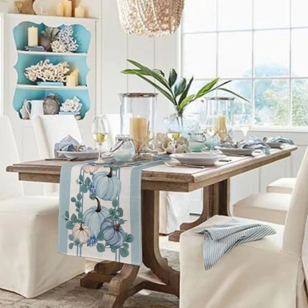 Farmhouse Autumn Harvest  Table Runner